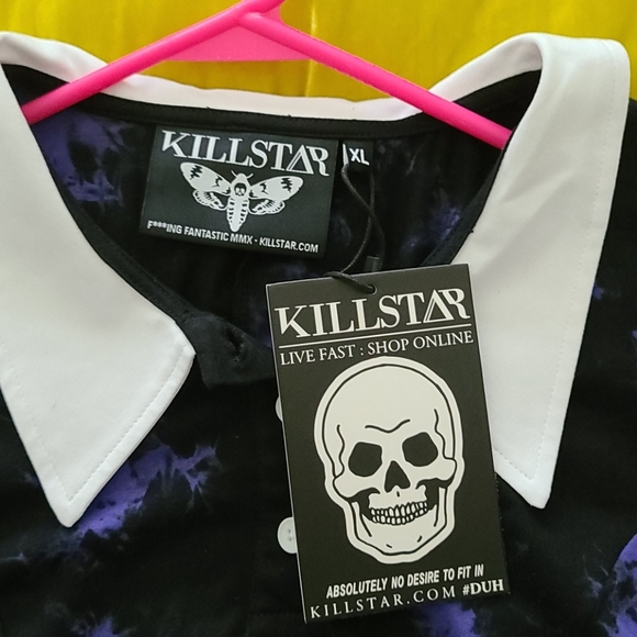 Killstar Tye Dye Croptop - Picture 2 of 3